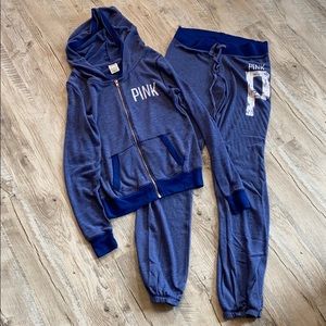 VS Pink Sweat Set
